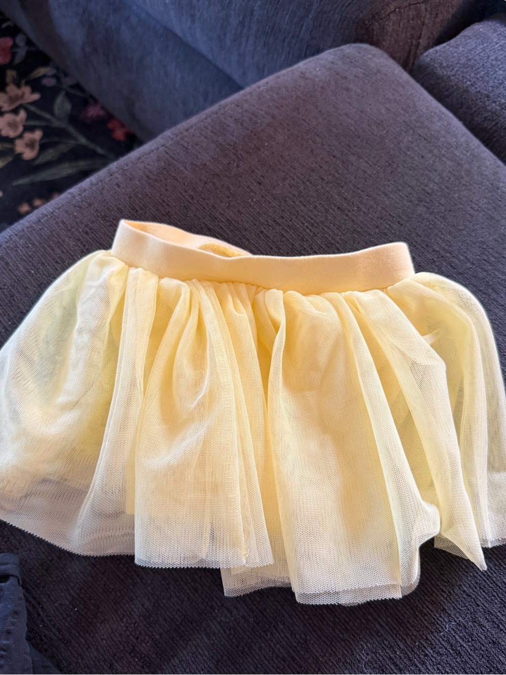 Carter's Pale Yellow Tulle Skater Skirt
